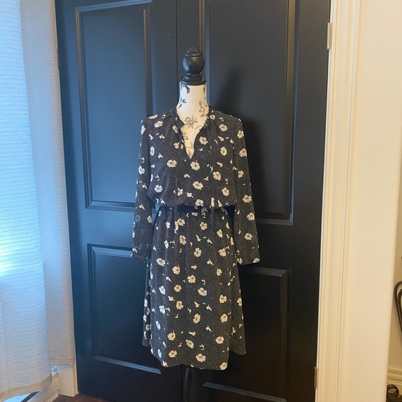 NWOT J. Crew floral flounce dress - size XS